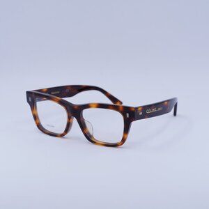 Celine CL50011F 054 Eyeglasses Havana 49mm Square Frame